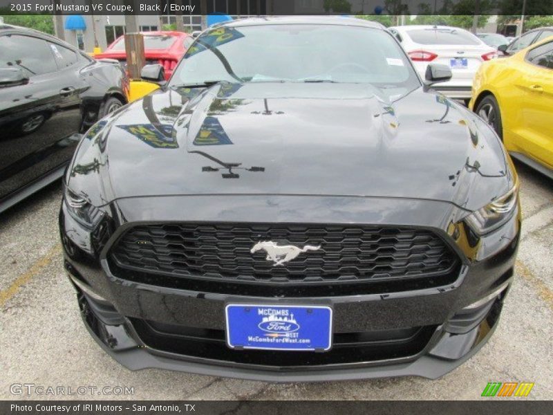 Black / Ebony 2015 Ford Mustang V6 Coupe