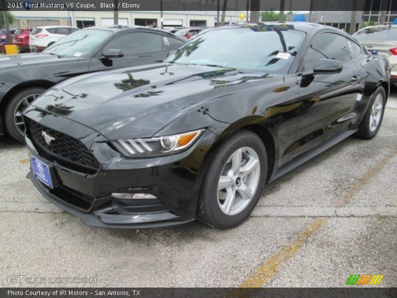 Black / Ebony 2015 Ford Mustang V6 Coupe