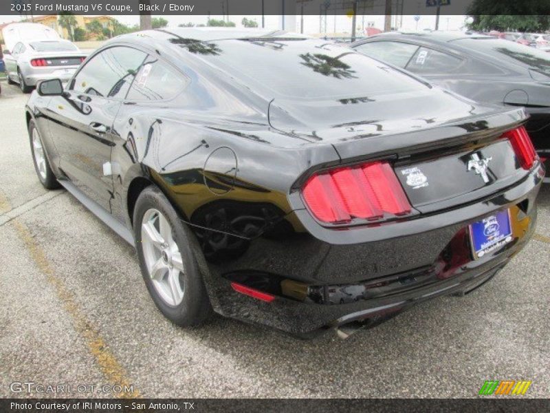 Black / Ebony 2015 Ford Mustang V6 Coupe