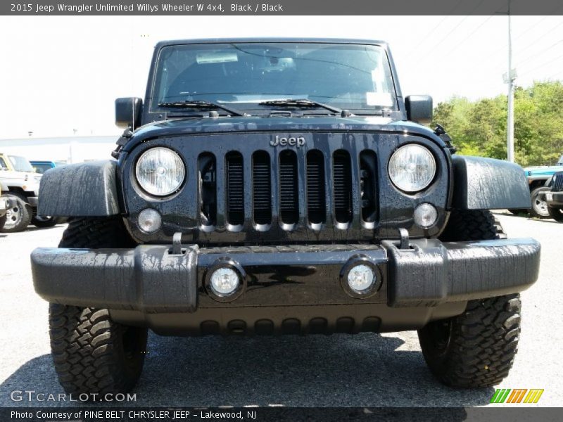 Black / Black 2015 Jeep Wrangler Unlimited Willys Wheeler W 4x4