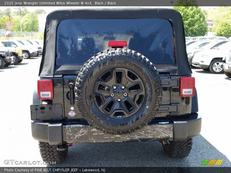 Black / Black 2015 Jeep Wrangler Unlimited Willys Wheeler W 4x4