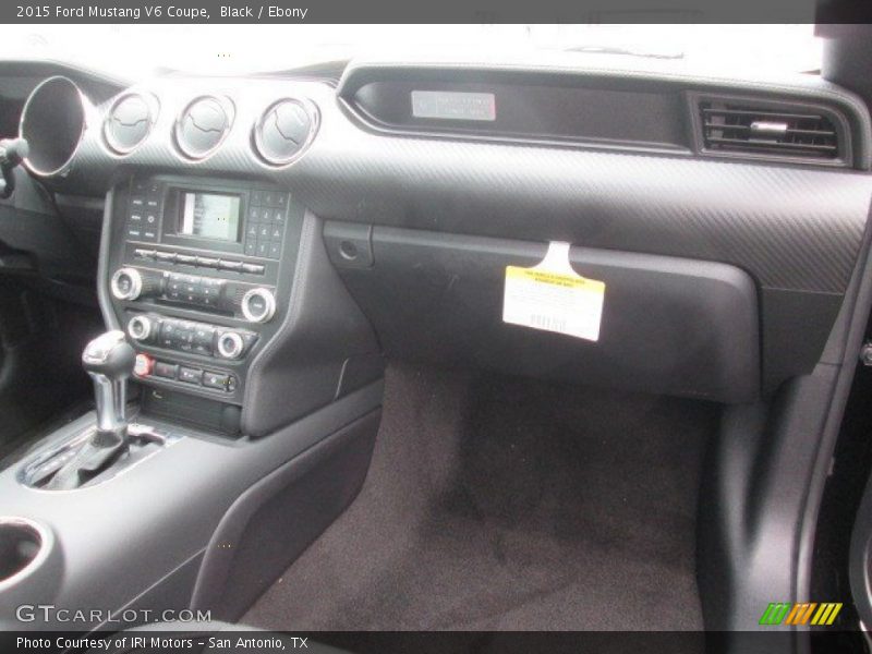Black / Ebony 2015 Ford Mustang V6 Coupe