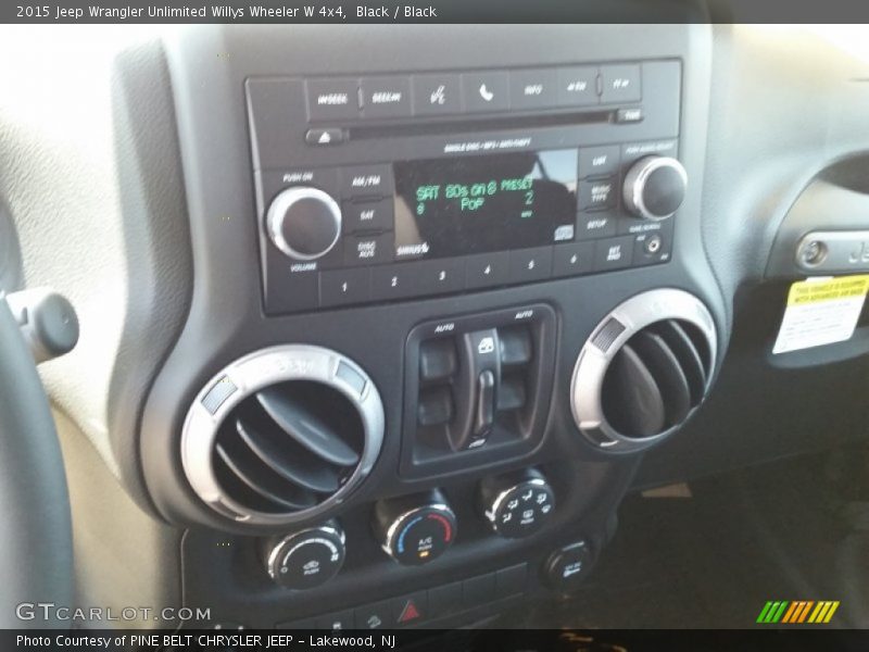 Black / Black 2015 Jeep Wrangler Unlimited Willys Wheeler W 4x4