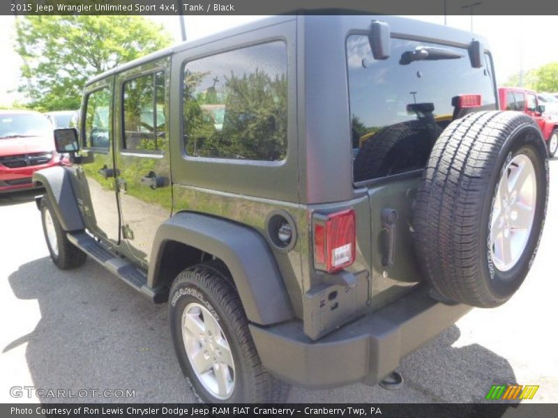 Tank / Black 2015 Jeep Wrangler Unlimited Sport 4x4