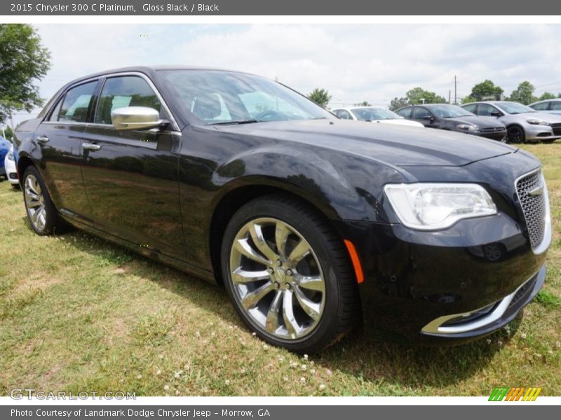 Gloss Black / Black 2015 Chrysler 300 C Platinum