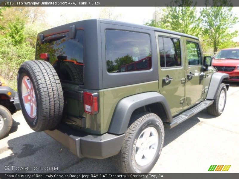 Tank / Black 2015 Jeep Wrangler Unlimited Sport 4x4