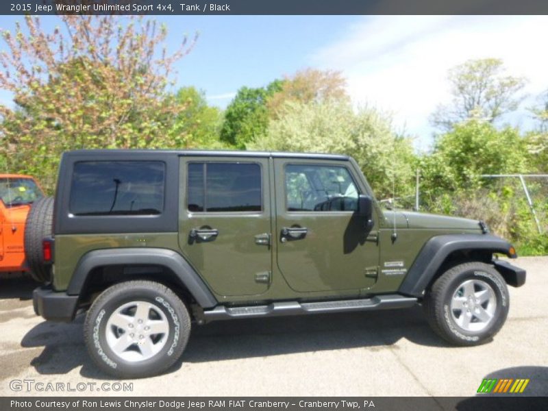 Tank / Black 2015 Jeep Wrangler Unlimited Sport 4x4
