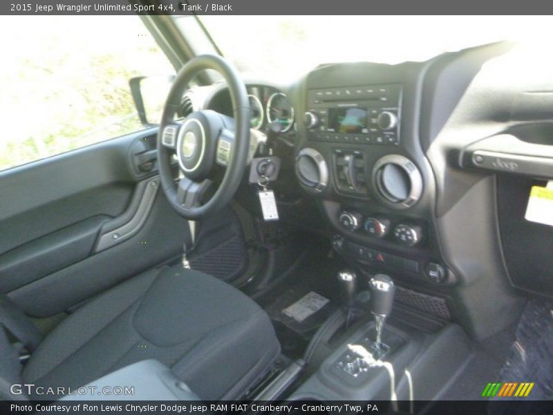 Tank / Black 2015 Jeep Wrangler Unlimited Sport 4x4