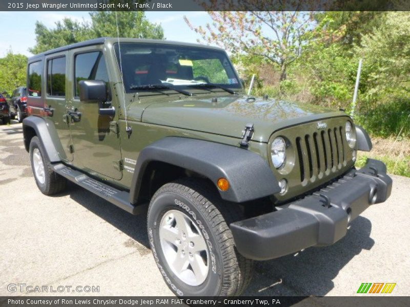 Tank / Black 2015 Jeep Wrangler Unlimited Sport 4x4