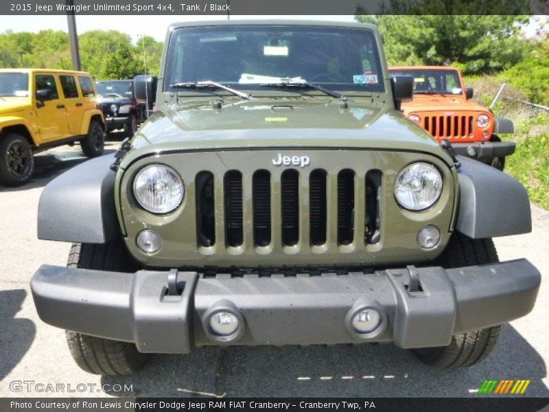 Tank / Black 2015 Jeep Wrangler Unlimited Sport 4x4