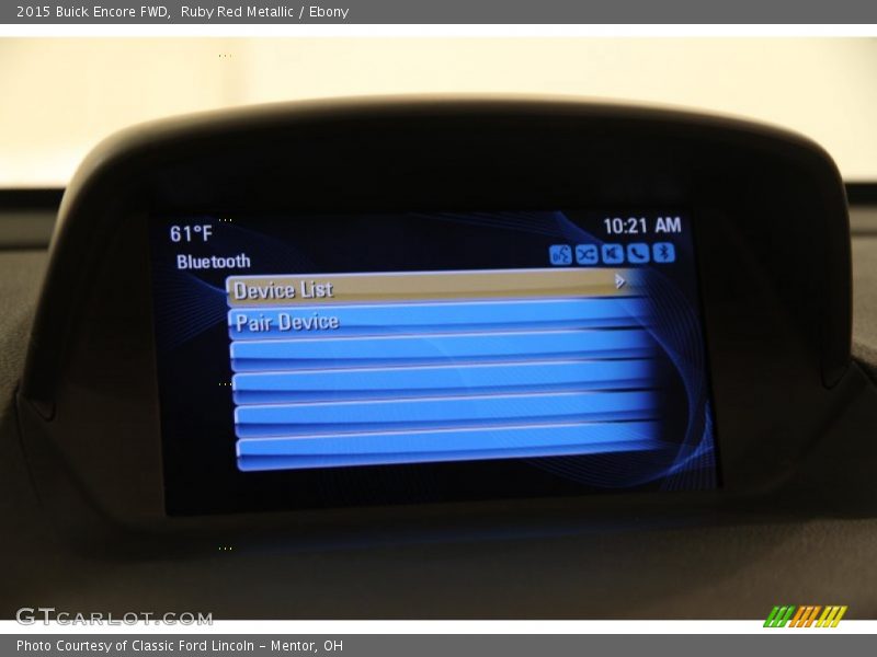 Ruby Red Metallic / Ebony 2015 Buick Encore FWD