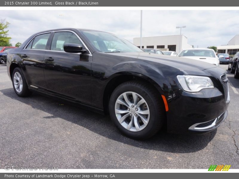 Gloss Black / Black/Linen 2015 Chrysler 300 Limited