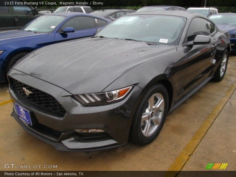 Magnetic Metallic / Ebony 2015 Ford Mustang V6 Coupe