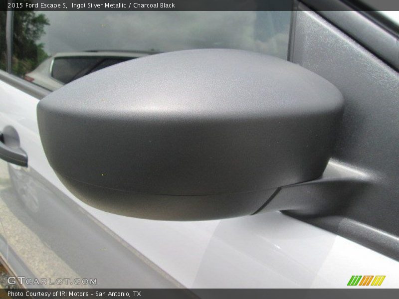 Ingot Silver Metallic / Charcoal Black 2015 Ford Escape S