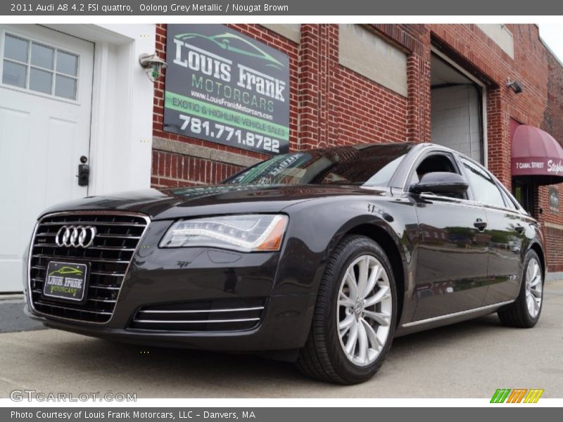 Oolong Grey Metallic / Nougat Brown 2011 Audi A8 4.2 FSI quattro