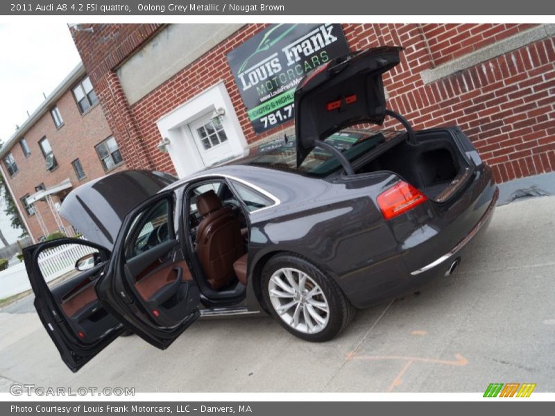 Oolong Grey Metallic / Nougat Brown 2011 Audi A8 4.2 FSI quattro