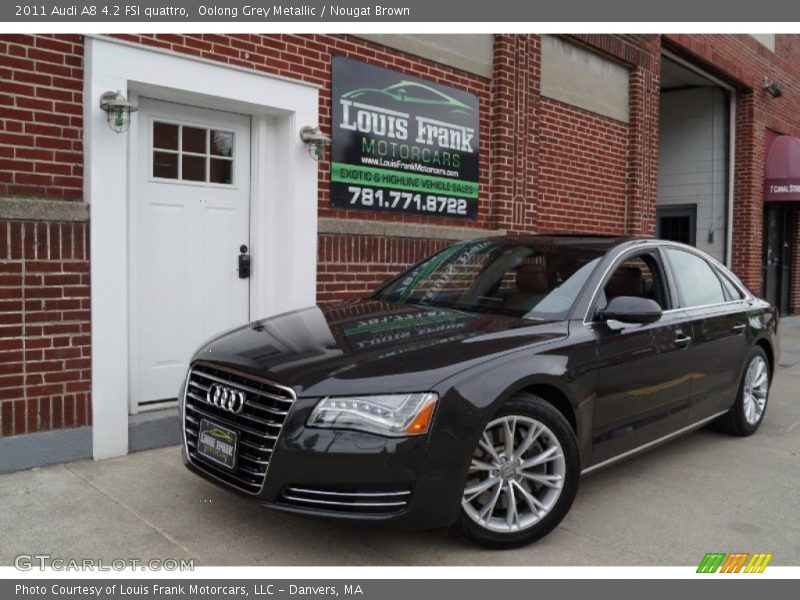 Oolong Grey Metallic / Nougat Brown 2011 Audi A8 4.2 FSI quattro