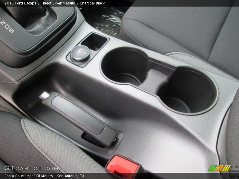 Ingot Silver Metallic / Charcoal Black 2015 Ford Escape S