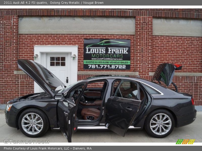 Oolong Grey Metallic / Nougat Brown 2011 Audi A8 4.2 FSI quattro