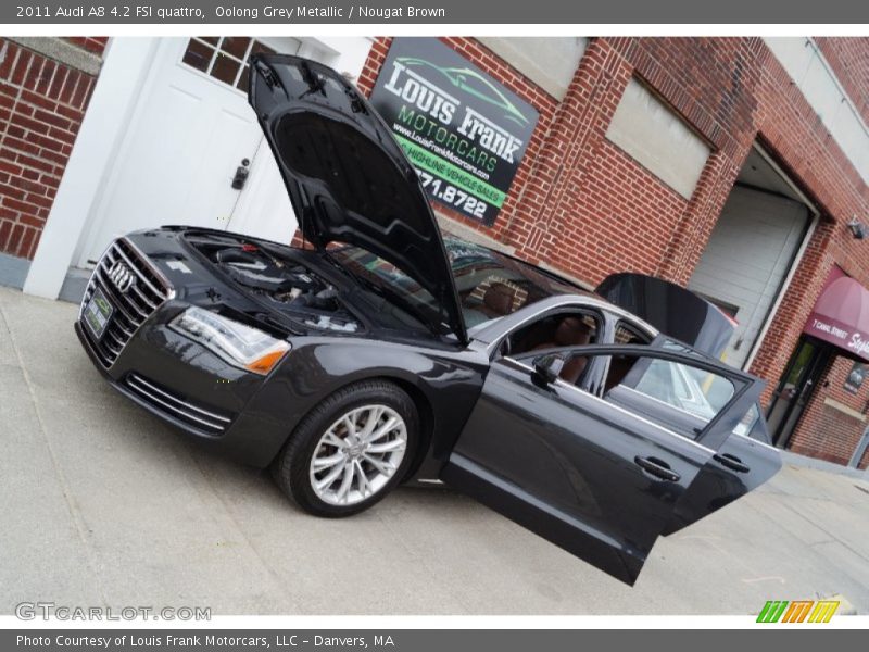 Oolong Grey Metallic / Nougat Brown 2011 Audi A8 4.2 FSI quattro