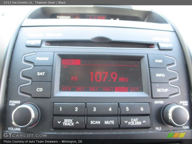 Titanium Silver / Black 2013 Kia Sorento LX