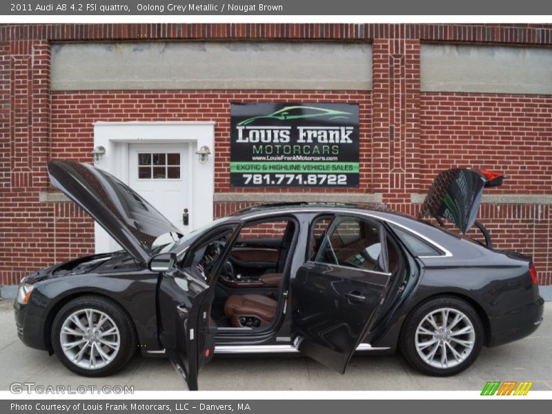 Oolong Grey Metallic / Nougat Brown 2011 Audi A8 4.2 FSI quattro