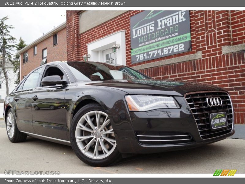 Oolong Grey Metallic / Nougat Brown 2011 Audi A8 4.2 FSI quattro