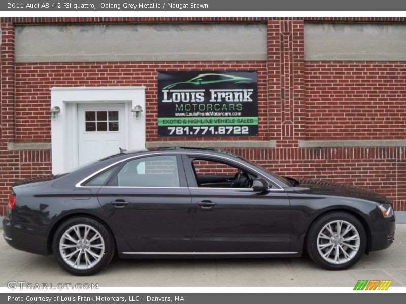 Oolong Grey Metallic / Nougat Brown 2011 Audi A8 4.2 FSI quattro