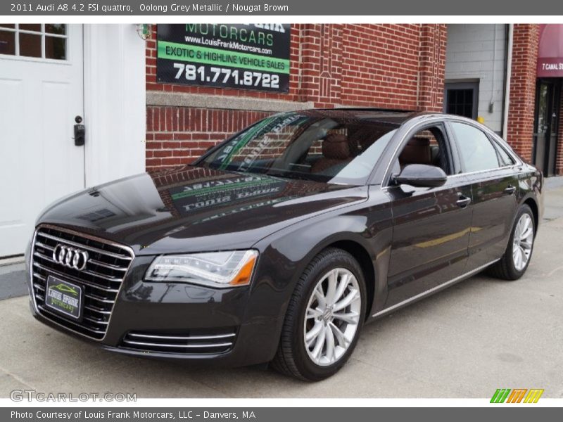 Oolong Grey Metallic / Nougat Brown 2011 Audi A8 4.2 FSI quattro