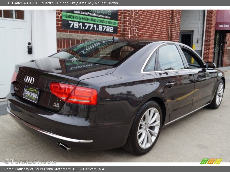 Oolong Grey Metallic / Nougat Brown 2011 Audi A8 4.2 FSI quattro