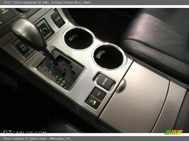 Sizzling Crimson Mica / Black 2012 Toyota Highlander SE 4WD