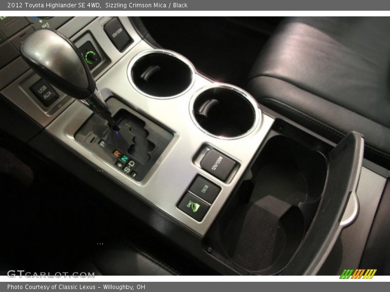 Sizzling Crimson Mica / Black 2012 Toyota Highlander SE 4WD