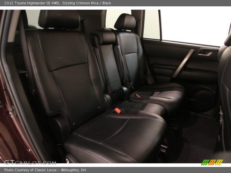 Sizzling Crimson Mica / Black 2012 Toyota Highlander SE 4WD