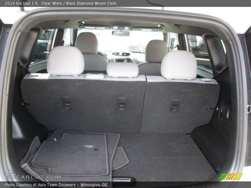 Clear White / Black Diamond Woven Cloth 2014 Kia Soul 1.6