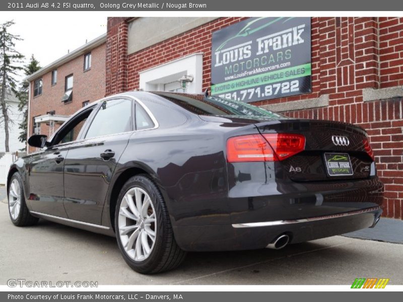 Oolong Grey Metallic / Nougat Brown 2011 Audi A8 4.2 FSI quattro