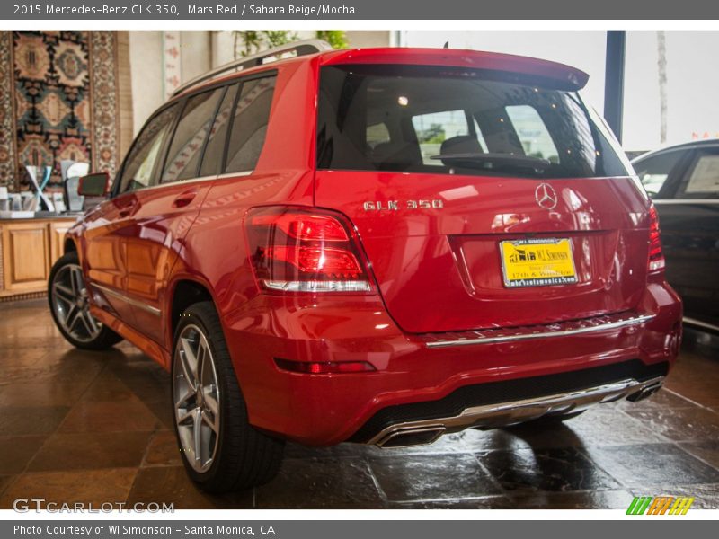 Mars Red / Sahara Beige/Mocha 2015 Mercedes-Benz GLK 350