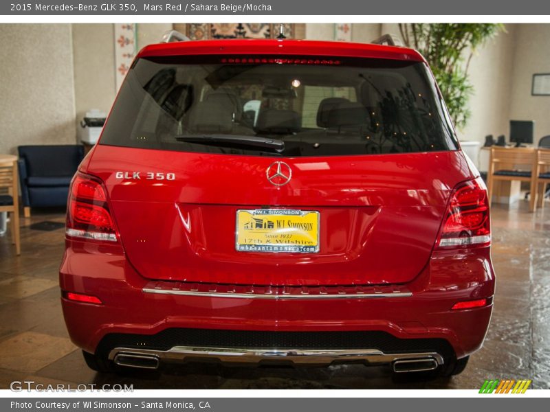 Mars Red / Sahara Beige/Mocha 2015 Mercedes-Benz GLK 350