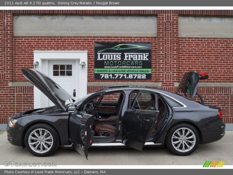 Oolong Grey Metallic / Nougat Brown 2011 Audi A8 4.2 FSI quattro