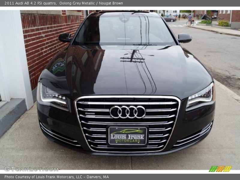 Oolong Grey Metallic / Nougat Brown 2011 Audi A8 4.2 FSI quattro