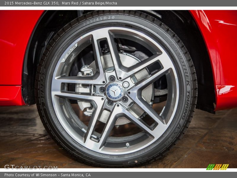 Mars Red / Sahara Beige/Mocha 2015 Mercedes-Benz GLK 350