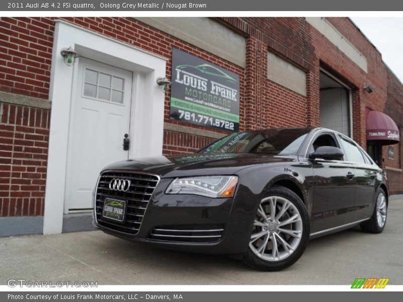 Oolong Grey Metallic / Nougat Brown 2011 Audi A8 4.2 FSI quattro