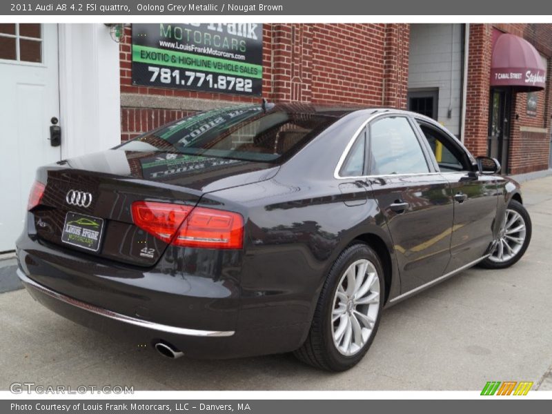 Oolong Grey Metallic / Nougat Brown 2011 Audi A8 4.2 FSI quattro