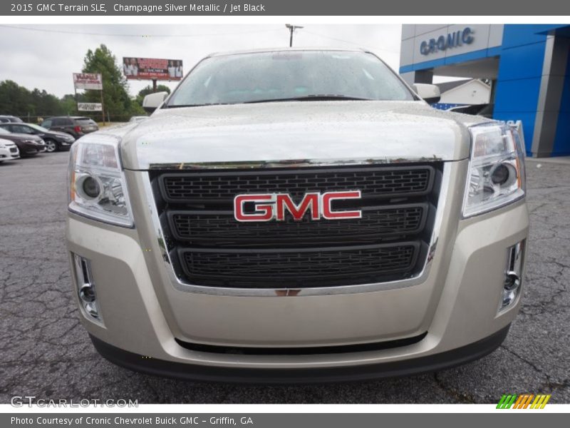 Champagne Silver Metallic / Jet Black 2015 GMC Terrain SLE