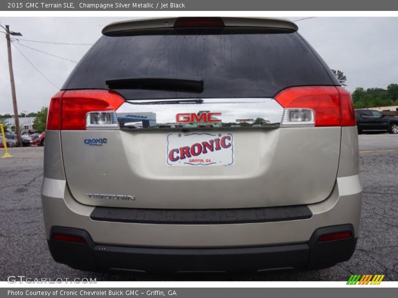 Champagne Silver Metallic / Jet Black 2015 GMC Terrain SLE