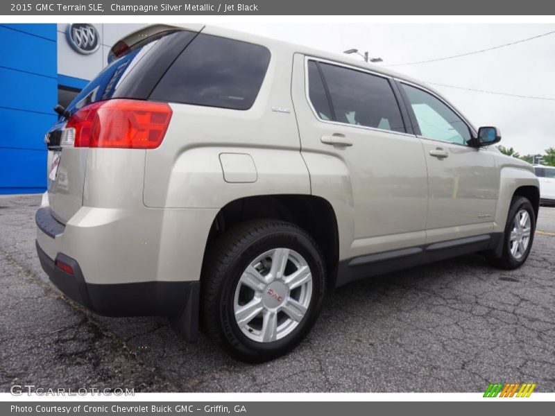 Champagne Silver Metallic / Jet Black 2015 GMC Terrain SLE