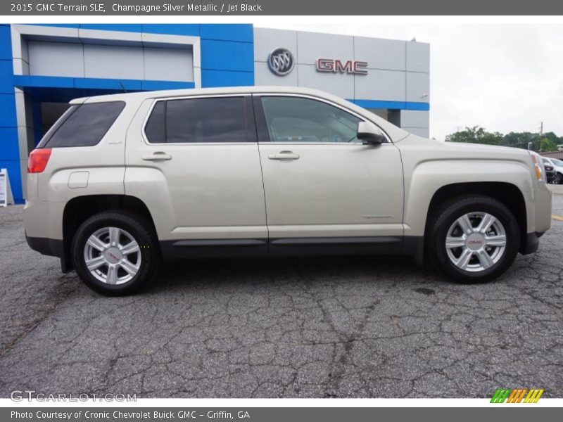 Champagne Silver Metallic / Jet Black 2015 GMC Terrain SLE