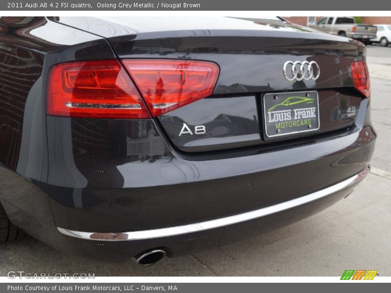 Oolong Grey Metallic / Nougat Brown 2011 Audi A8 4.2 FSI quattro