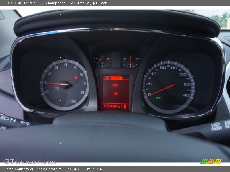 Champagne Silver Metallic / Jet Black 2015 GMC Terrain SLE