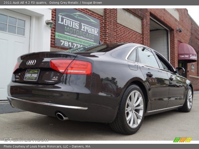 Oolong Grey Metallic / Nougat Brown 2011 Audi A8 4.2 FSI quattro