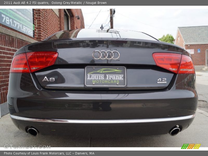 Oolong Grey Metallic / Nougat Brown 2011 Audi A8 4.2 FSI quattro